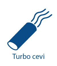 Cevi za turbokompresorje in hladilnike polnilnega zraka